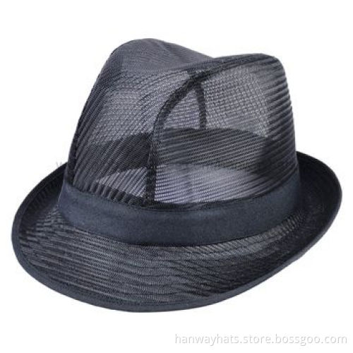 2012 New Style Fashionable Men's Summer Trilby Fedora Hat with GG Band